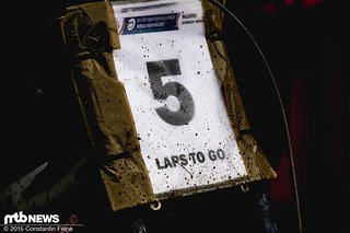 5 laps to go! Das war definitiv zu viel. Die Siegerzeit lag am Ende bei 1:37 Stunden.
