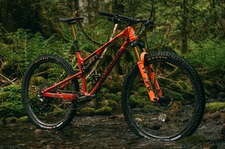 Die hier gezeigte Farbkombination ist in Europa dem Element Carbon 70 mit Fox Performance Elite-Fahrwerk vorbehalten, während es das Top-Modell in Deutschland nur in Schwarz gibt