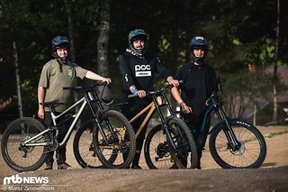 Alle drei Bikes in unserem Testfeld sind auf maximalen Spaß bei maximalen Tiefenmetern ausgelegt