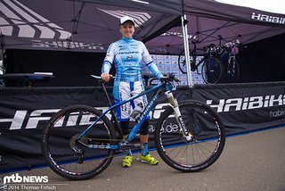Kathrin Stirnemann vom Sabine Spitz Haibike Team. Kathrin Stirnemann vom Sabine Spitz Haibike Team.