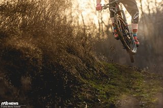 An Board des Cambers fliegt man förmlich über die Trails