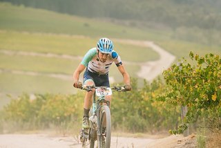 Vollgas auf dem Weg zur Verpflegungszone - drei gerissene Speichen sorgte für einen extra Adrenalinschub auf der heutigen Etappe bei Markus Vollgas auf dem Weg zur Verpflegungszone - drei gerissene Speichen sorgte für einen extra Adrenalinschub auf der heutigen Etappe bei Markus