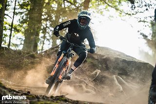 Selbst Loamer aus dem Bilderbuch gibts im Bike Park, wenn man denn danach sucht