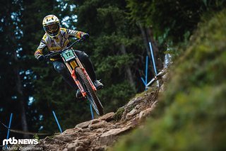 Ethan Craik ging als einer der Favoriten ins Rennen der Junioren, musste sich am Ende aber mit dem vorletzten Platz begnügen.