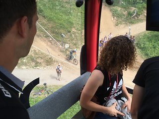 Watching Danny Hart Lenzerheide Watching Danny Hart Lenzerheide