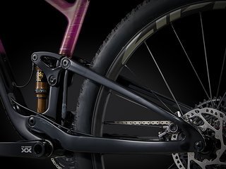 Der neue FlexPoint Pro Hinterbau spart Gewicht und trägt maßgeblich zur Effizienz des XC-Geschosses bei.