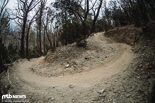 Trotz des riesigen Andrangs sind die Strecken in Finale Ligure gut gepflegt Trotz des riesigen Andrangs sind die Strecken in Finale Ligure gut gepflegt