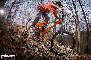 Geht es bergab, offenbart das Giant Reign SX sein wahres Potential.