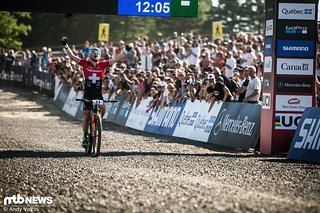 Fast schon kein Geheimtipp mehr: Mathias Flückiger konnte sich im Vorjahr in Mont-Sainte-Anne seinen ersten Weltcuperfolg sichern und ist auch in diesem Jahr einer der wenigen Fahrer, die Schurter Paroli bieten konnten