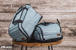 Zwei Produkte der Gear Bags und Gear Backpacks