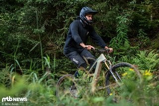 Auf gehts Richtung Bikepark-Gipfel