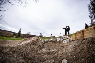 Ein Tag nach unserem Besuch ist die Passage schon aufgehübscht.