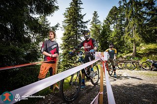 Am Start der ersten Stage.