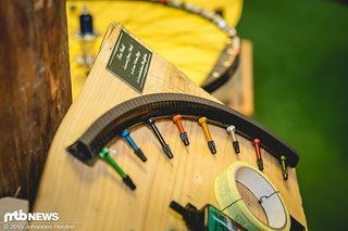 Farbenfrohe Sclaverand-Ventile und eine ganz neue Dichtmilch von tune