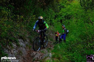 Enger steiniger Trail - Leo Putzenlechner