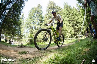 Christian Pfäffle war wie in Nove Mesto wieder nur auf der Überholspur. Tolles Rennen vom Deutschen!