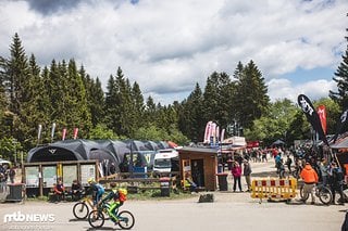 Die meisten Bike-Hersteller wurden auf der neuen Expo Area versammelt