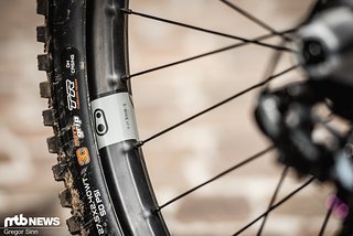 Die e*thirteen-Carbonfelgen tragen zwar ein E-Bike-Label, das hat allerdings nur mit der  Verfügbarkeit zu tun