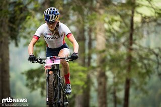 Kate Courtney steigt 2018 in die Eliteklasse auf. Schafft die US-Amerikanerin bei den Damen schon den Sprung unter die besten 5?
