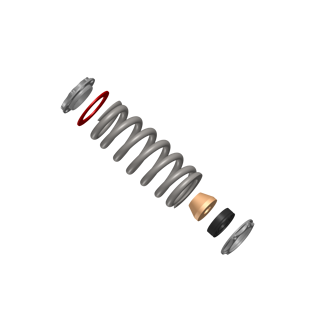 Die HyperCoil-Federn sind in 25 lb-Schritten verfügbar und sollen extrem leicht sein