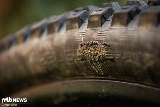 Als finalen Schritt bringen wir eine ordentliche Schicht Schuhkleber auf die Naht auf, um diese vor Umwelteinflüssen zu schützen