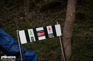 Selbst Zuschauerüberwege gibt es im Bullentäle
