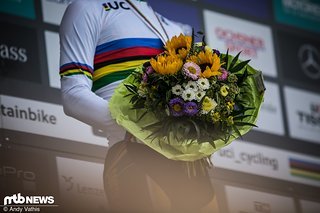 Blumen für den Sieger