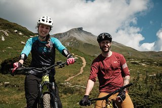 Patrick und Janine erlebten einen tollen Bike-Urlaub in Laax.