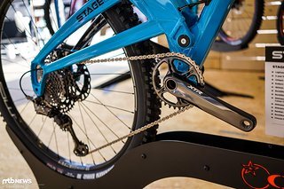 Neue Ausstattungsoptionen für alle Räder: Wer will bekommt im Topmodell neuerdings auch eine Shimano XTR Gruppe spendiert Neue Ausstattungsoptionen für alle Räder: Wer will bekommt im Topmodell neuerdings auch eine Shimano XTR Gruppe spendiert