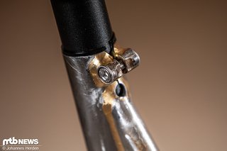 Details wie die integrierte Sattelklemme wissen zu gefallen. Details wie die integrierte Sattelklemme wissen zu gefallen.