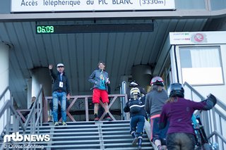 Denn zeitig ging´s dann hoch auf den Gletscher