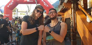 Mehr als nur ein Füstli hat Mechaniker Jey verdient, er präpariert unsere Bikes absolut Top und muss dafür manche Nachtschicht einlegen. Danke!