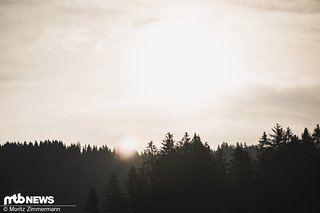 In Offenbach geht die Sonne auf, in Les Gets steigt sie hoch hinauf