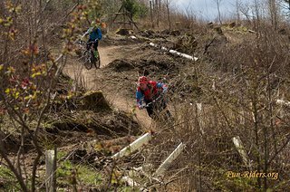 Optimale, breite Kurven auf den Trails Optimale, breite Kurven auf den Trails