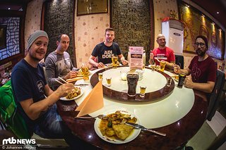 Soviel Besichtigung macht hungrig - Mittagspause!