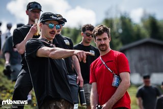 Zwei Steirer unter sich: Andi Kolb und David Trummer werden von den österreichischen Fans sicherlich besonders lautstark bejubelt.