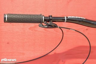 Per Remote-Hebel ansteuerbar