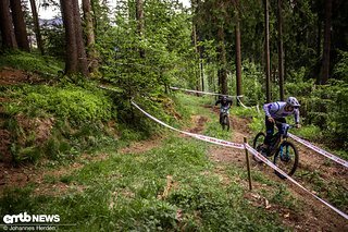 Einige lockere Waldkurven bereiteten auf das Kursfinale vor