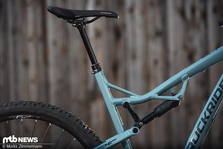 Die Sattelstütze stamm von Rockrider selbst und bietet 150 mm Hub.