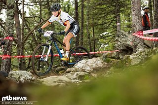 Felicitas Geiger zeigte ein gutes Rennen und wurde mit Rang 11 belohnt