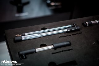 Die Birzman Horizons Apogee Standpumpe für in den Rucksack