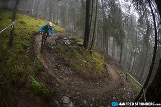 Rutschiges Geläuf in Stage 10