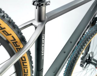 Der Monocoque-Carbonrahmen ist schick verarbeitet Der Monocoque-Carbonrahmen ist schick verarbeitet