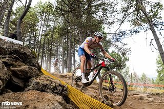 Nach Silber im Short Track ging Charlie Aldridge in der Cross-Country-Disziplin als Vierter leer aus.