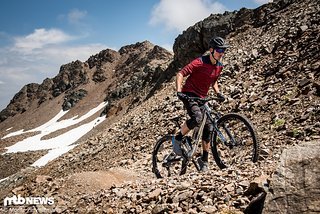 Auch wirklich steile Alpen-Rampen können mit dem Glen bezwungen werden. Hierbei muss man sein Gewicht aber etwas weiter nach vorne verlagern.