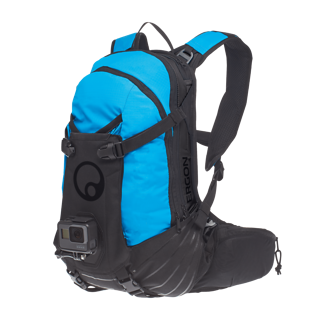 Der Ergon BA2 ist ein All-Mountain-Rucksack mit integriertem Rückenprotektor, Trinkblase und Actionkamera-Halterung