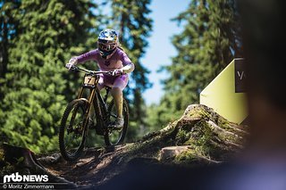 Mit der Strecke auf dem berühmten Mont Chéry ist die Gewinnerin von Val di Sole auch bestens zurechtgekommen