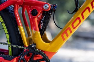 Das Fahrwerk stammt beim PMX-Team von Rock Shox