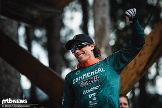 Die Freude bei Amaury Pierron war deutlich spürbar.