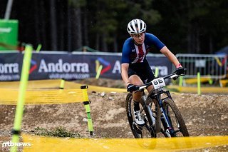 Die amerikanische U23-Fahrerin Madigan Munro wurde zu einer Schlüsselfigur im Kampf um den WM-Titel.